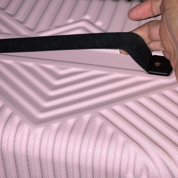 Nicole miller corral pink travel carry on luggage suitcase 10”*14”*7 price drop - Picture 9 of 11